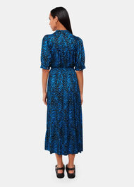 Painted Leopard Midi Dress